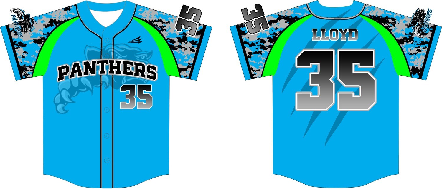 Southside Panthers Custom Baseball Jersey #4I