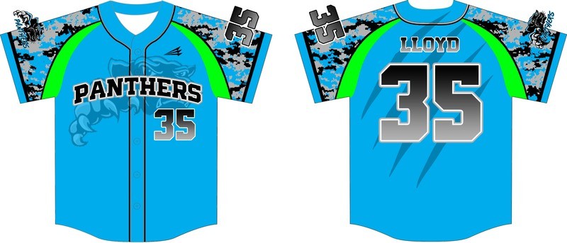 Southside Panthers Custom Baseball Jersey #4I