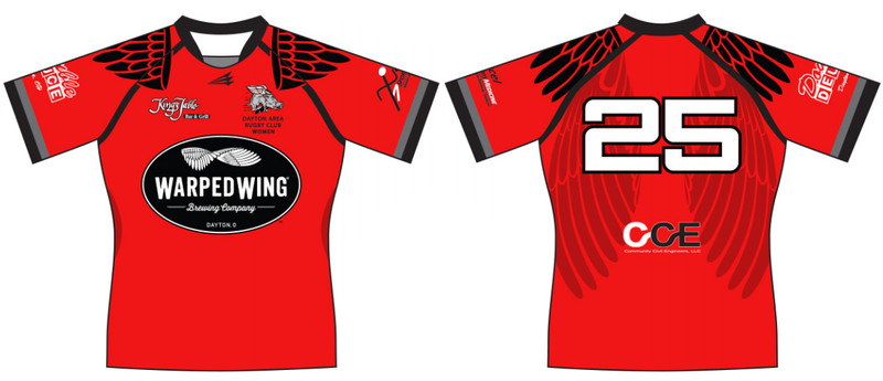 Dayton Area Rugby Club Women&#39;s Custom Jersey #2
