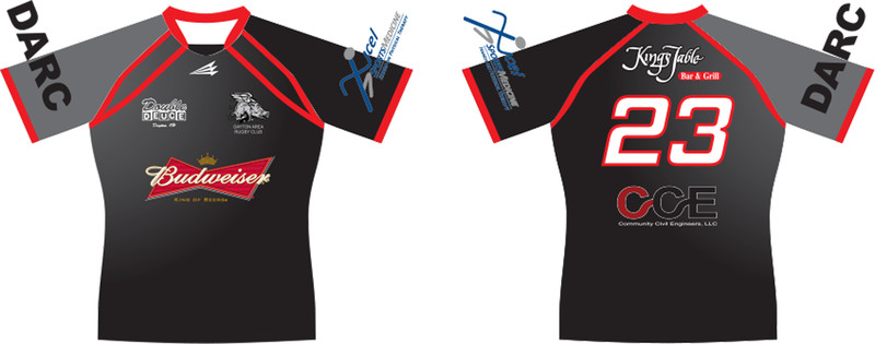 Dayton Area Rugby Club Custom Game Jersey