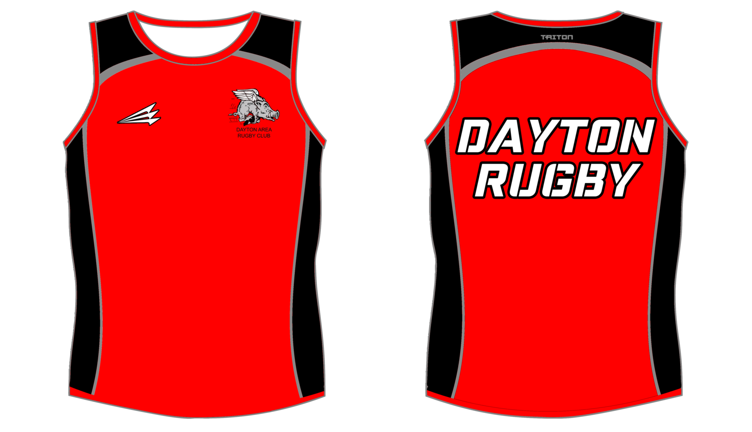 Dayton Area Custom Rugby Singlet #2c