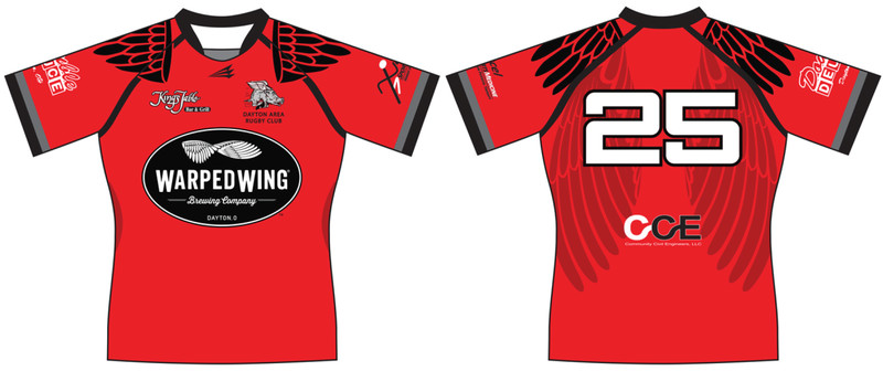 Dayton Area Rugby Club Men&#39;s Custom Jersey #1