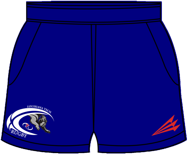 Louisiana Tech Rugby Supporter Shorts