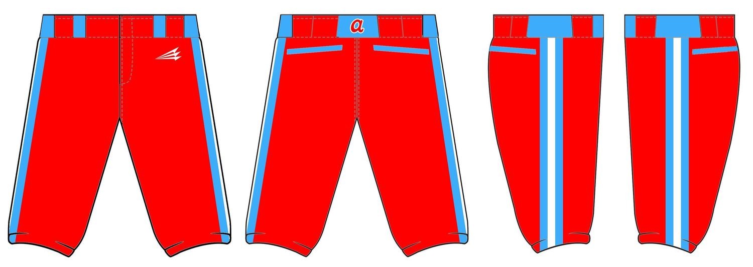 Alabama Aces Custom Stacheman Elite Knicker Pants #BP9b