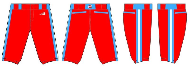 Alabama Aces Custom Stacheman Elite Knicker Pants #BP9b