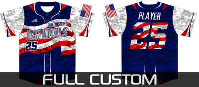 South Shore Nationals Custom Baseball Jersey1b