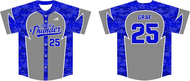Tri City Thunder Custom Game Jersey Design 2