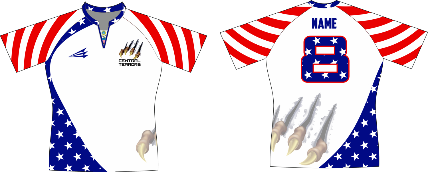 Central Terrors Patriotic Rugby Jersey
