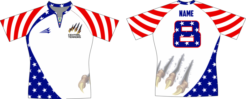 Central Terrors Patriotic Rugby Jersey