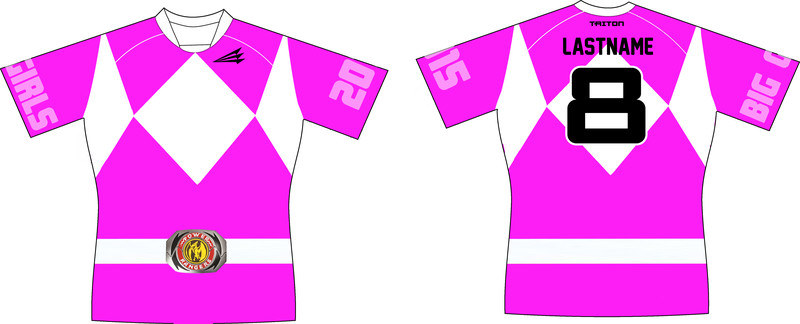 Big Girls Don&#39;t Cry Pink Rugby Jersey #1