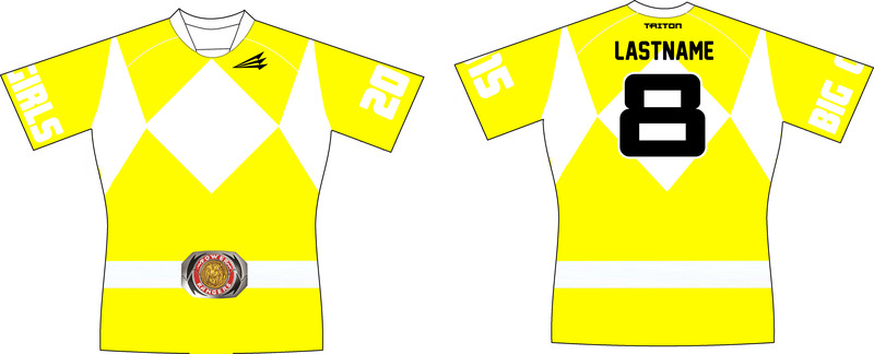 Big Girls Don&#39;t Cry Yellow Rugby Jersey #2