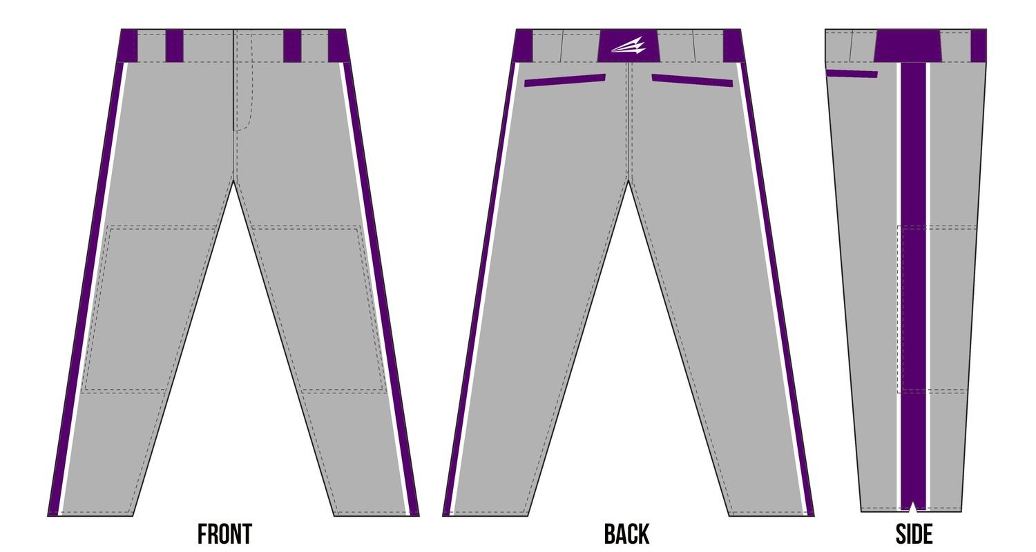 Burlington Mudd Dawgs Custom Baseball Pants #5