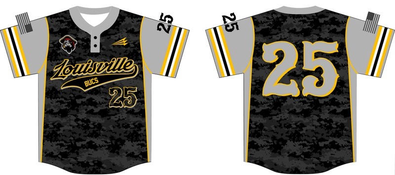 Louisville Bucs Custom Baseball Jersey Design #3