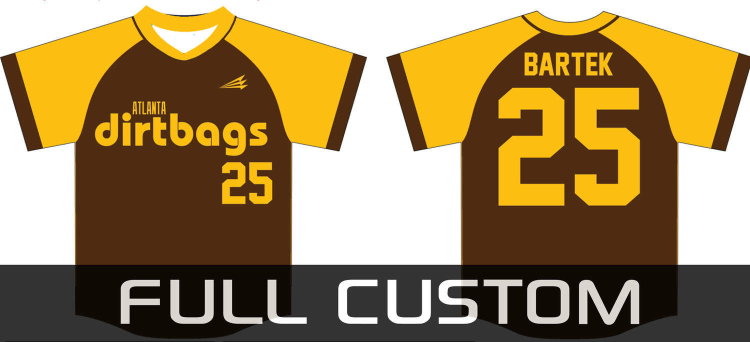 Atlanta Dirtbags Baseball Custom Jersey