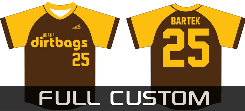 Atlanta Dirtbags Baseball Custom Jersey