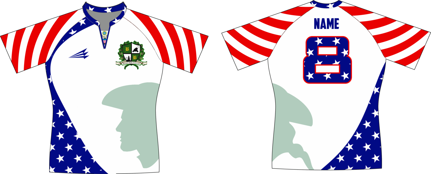 Bennington Battle Patriotic Rugby Jersey