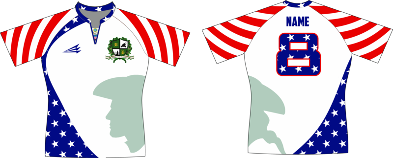 Bennington Battle Patriotic Rugby Jersey