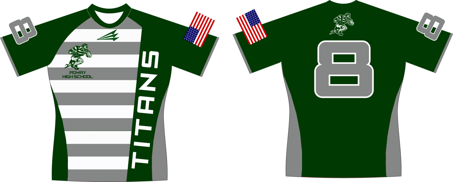 Poway HS Titans Rugby Jersey