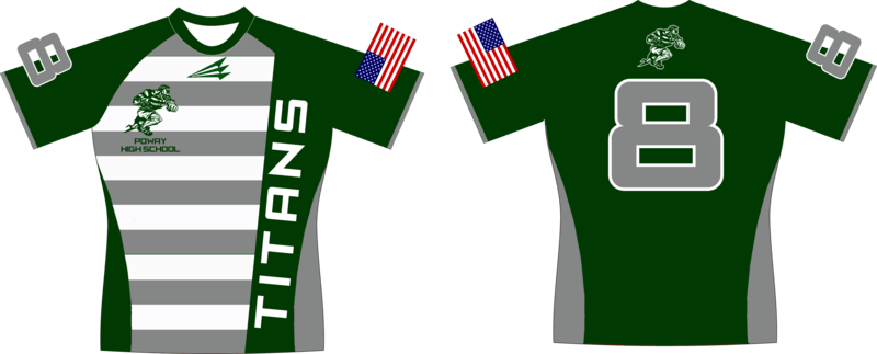 Poway HS Titans Rugby Jersey