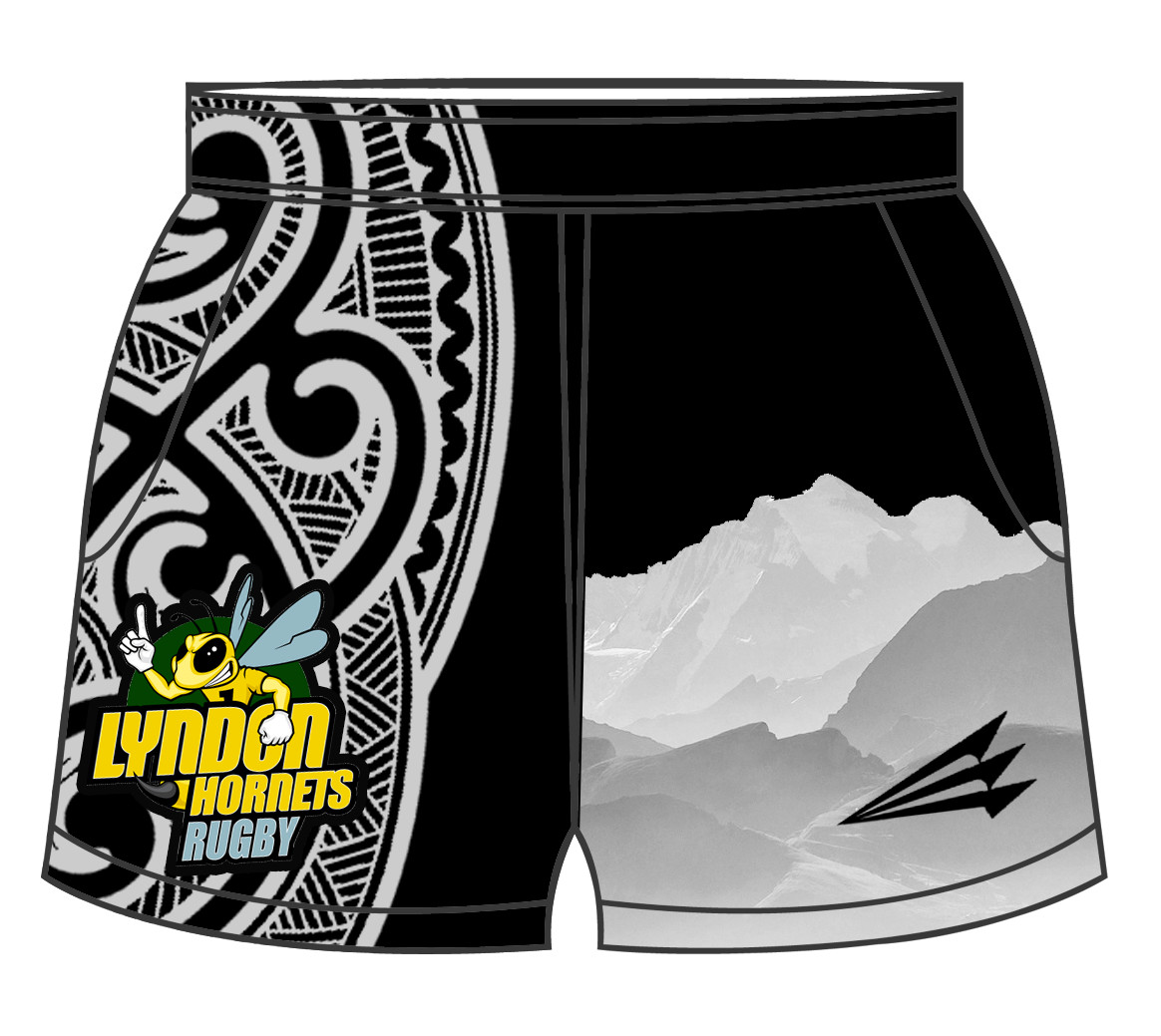 Lyndon State Tribal Rugby Shorts