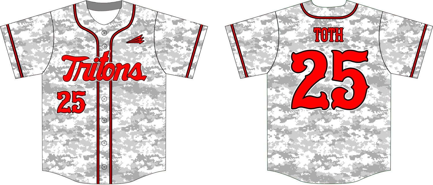 Temecula Tritons Custom Jersey Design #1