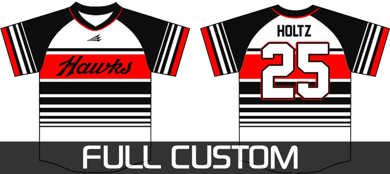 DB Hawks Baseball Custom Jersey Design #1