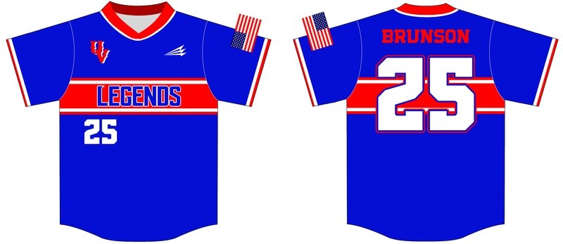 Utah Valley Legends Custom Baseball Jersey #7