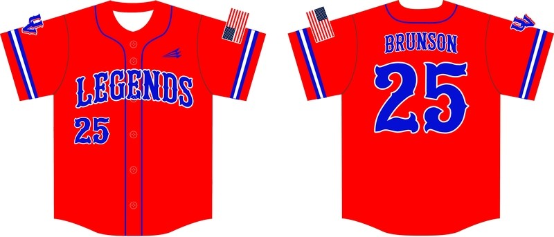 Utah Valley Legends Custom Baseball Jersey #1