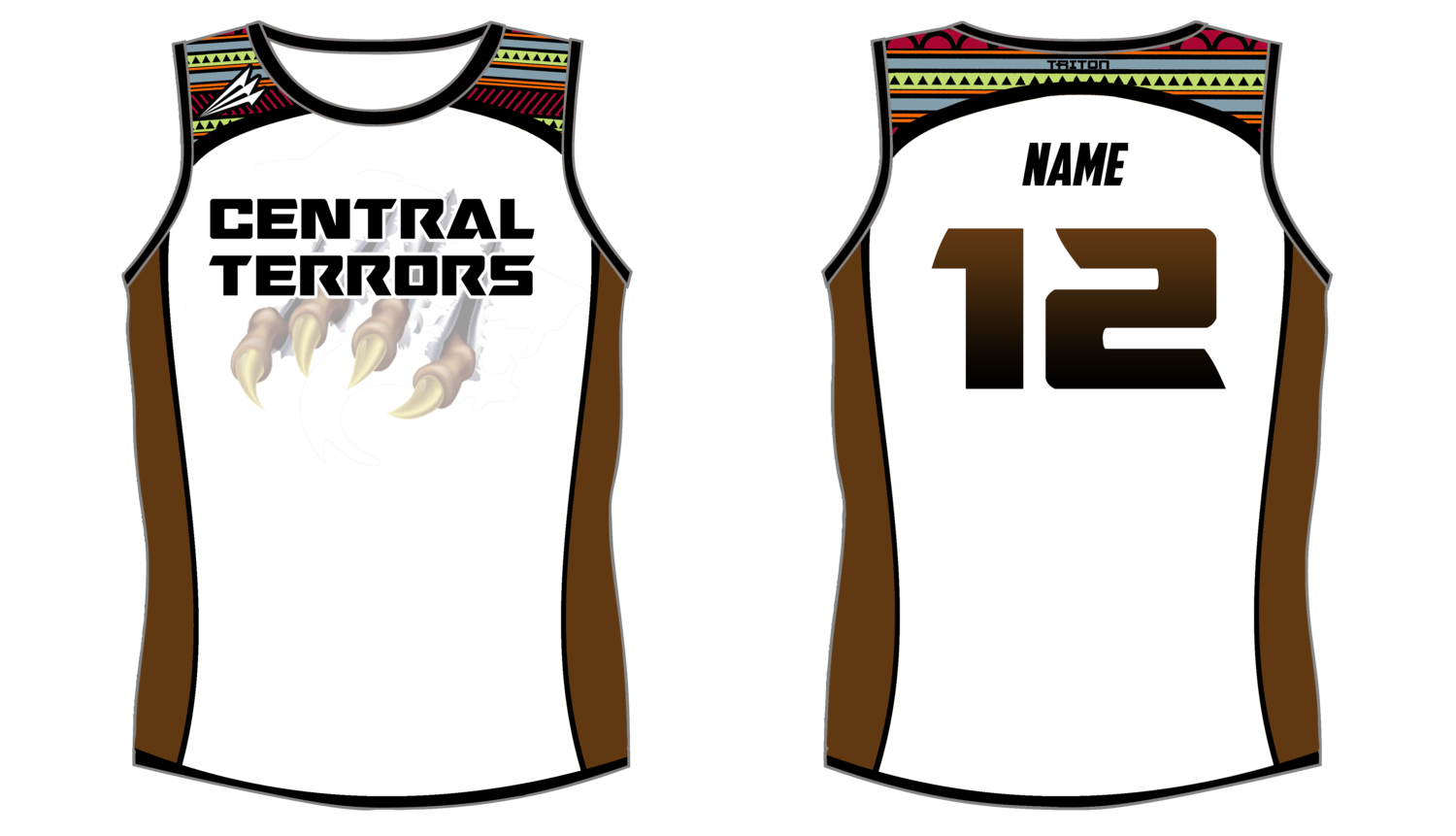 Central Terrors Rugby Singlet