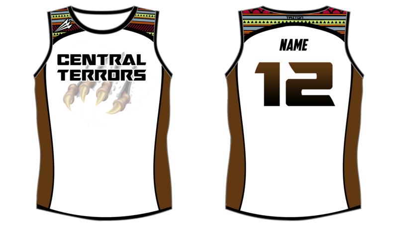 Central Terrors Rugby Singlet