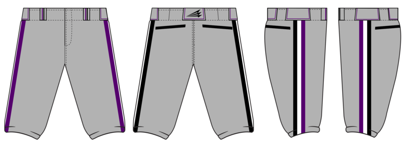 Premier Baseball Club Custom Baseball Pants Design #3A