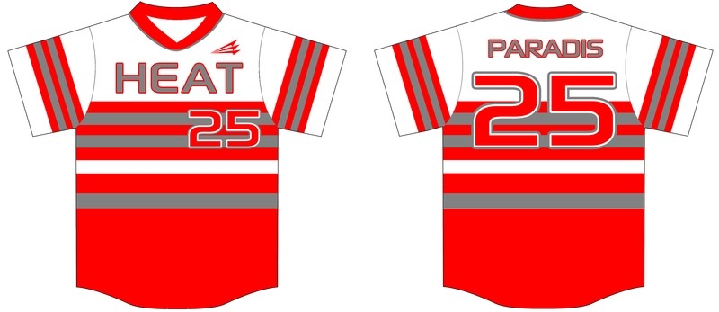 North Wake Heat Custom Baseball Jersey 3A