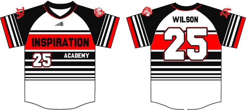 Inspiration Academy Custom Baseball Jersey #3