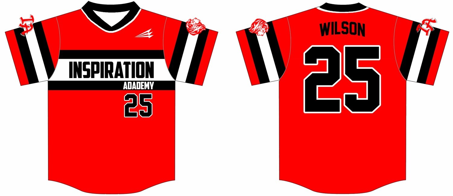 Inspiration Academy Custom Baseball Jersey #6