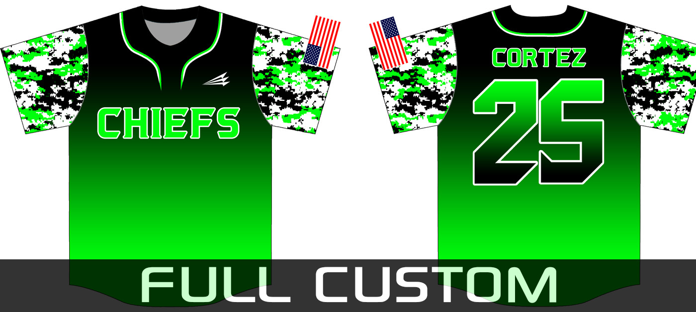Chiefs Baseball Custom Jersey Design #4b