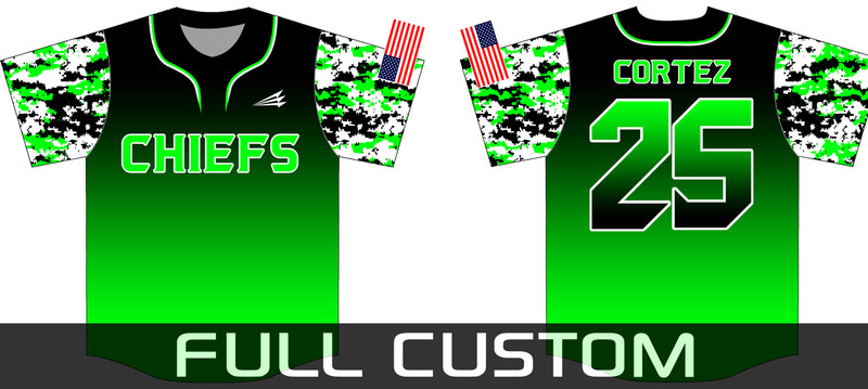 Chiefs Baseball Custom Jersey Design #4b