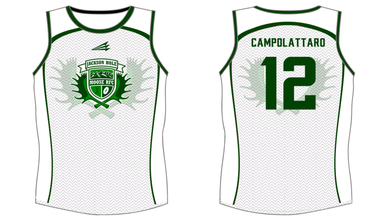Jackson Hole Moose Custom Rugby Singlet - Design 2