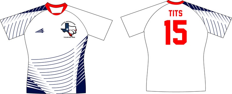 Texas Interstate Touring Side Custom Rugby Jersey #1c