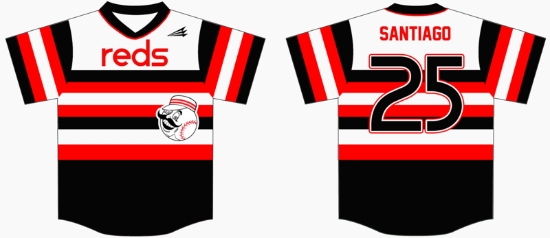 Albany Reds Custom Jersey Design #4