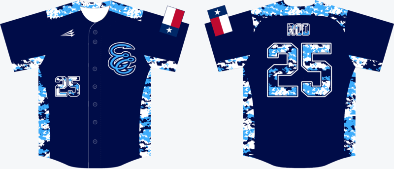 El Campo Hooks Custom Baseball Jersey Design #8