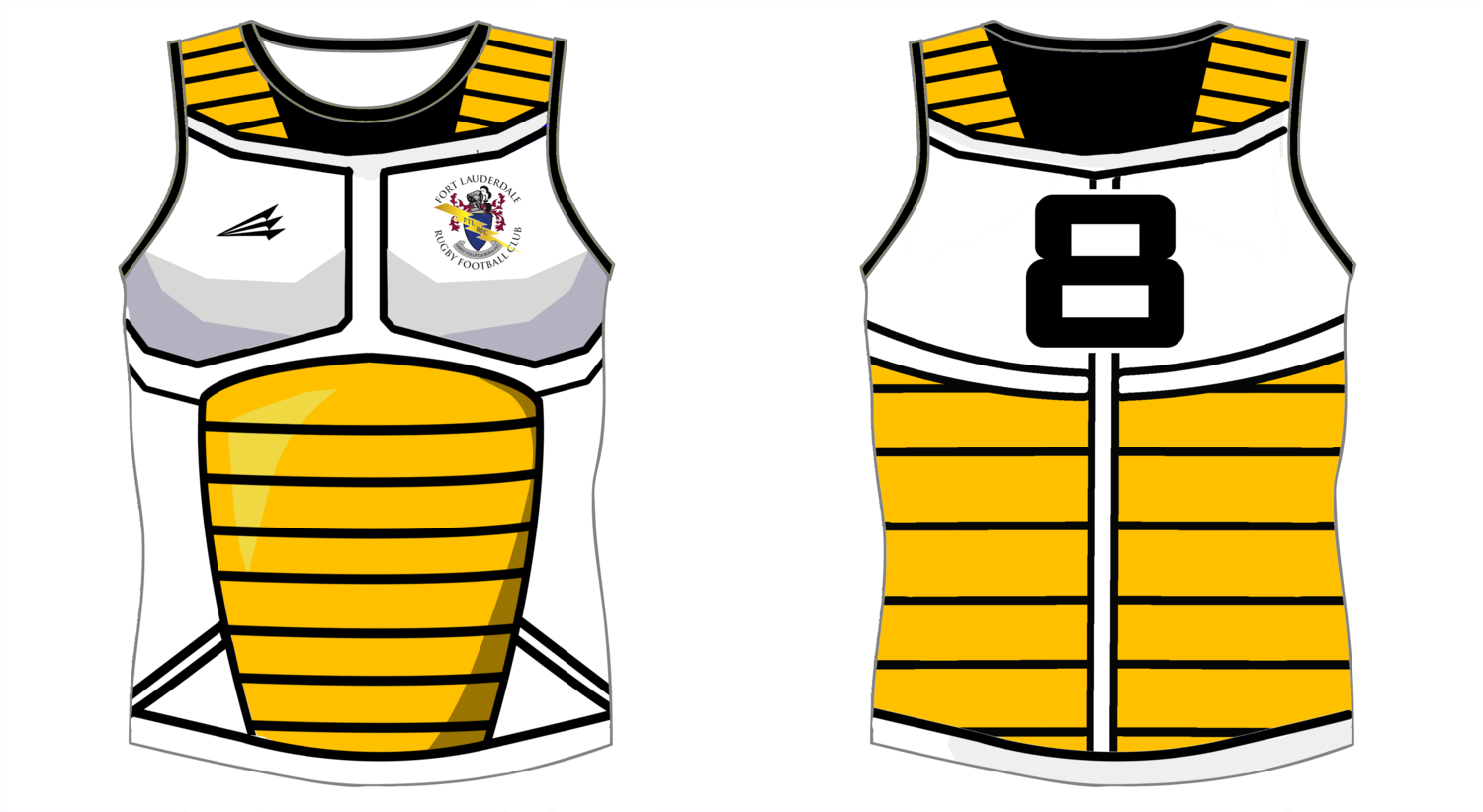 Fort Lauderdale Rugby Singlet Design 1