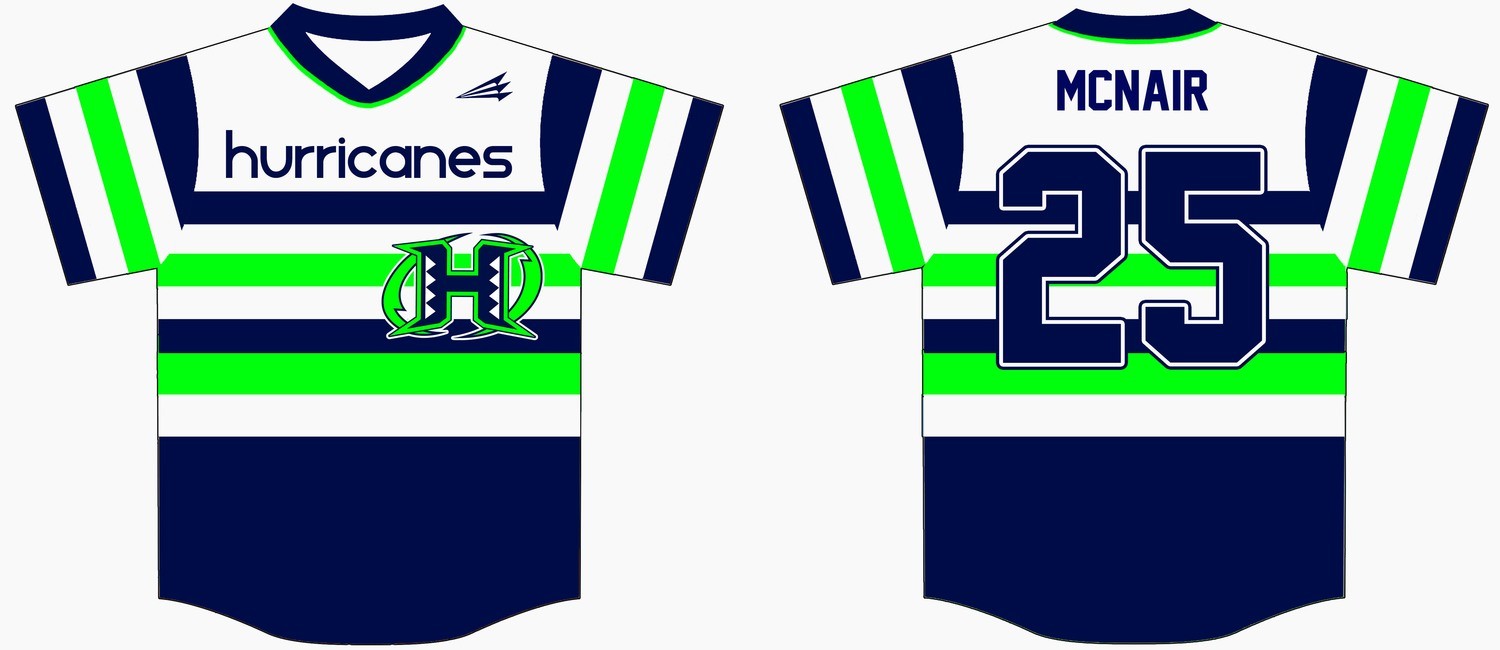 Central Mass Hurricanes Baseball Custom Jersey Design #H6