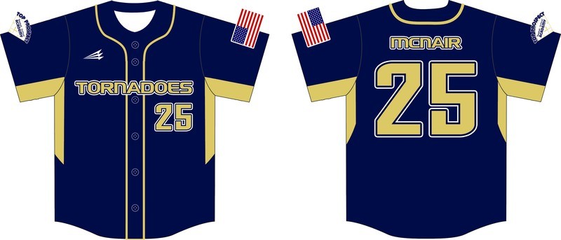 Central Mass Tornadoes Baseball Custom Jersey Design #T7