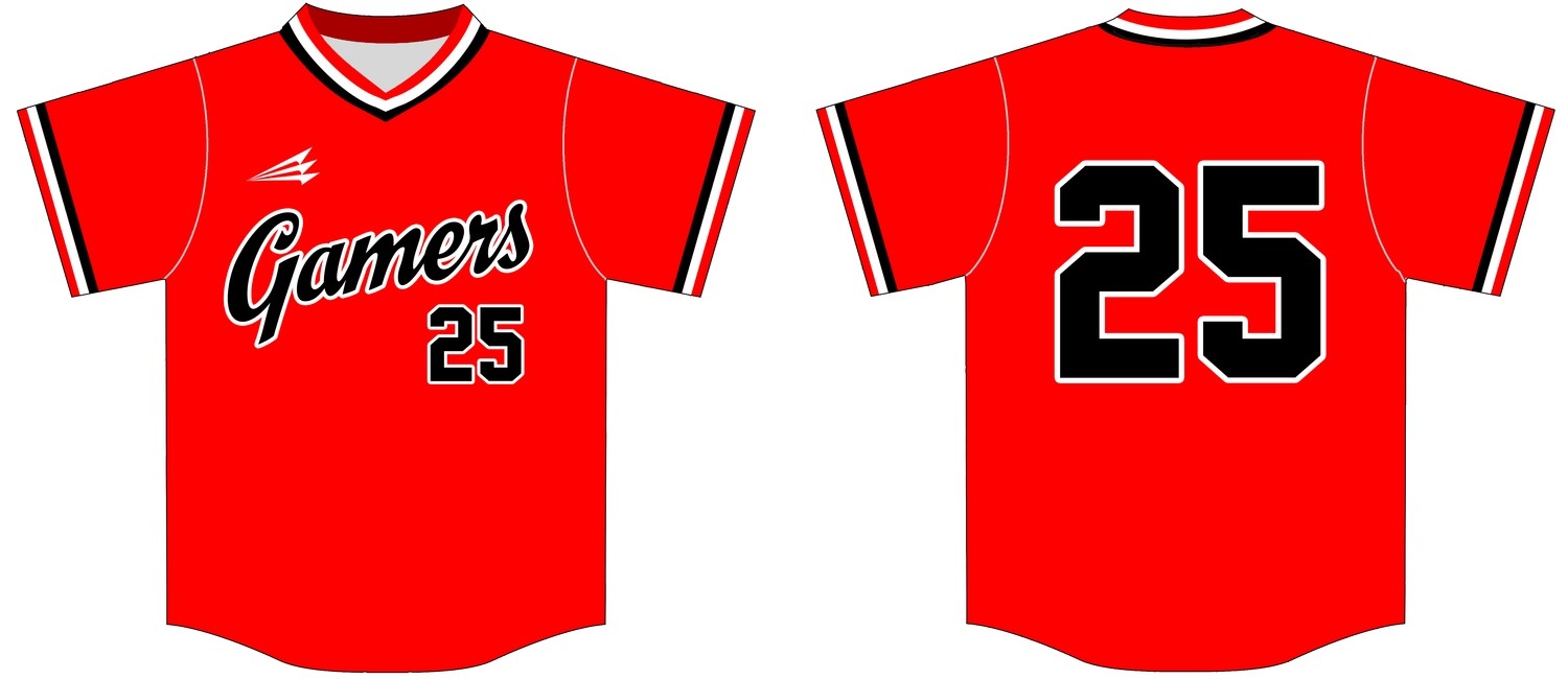 Gamers Custom Baseball Jersey #1D