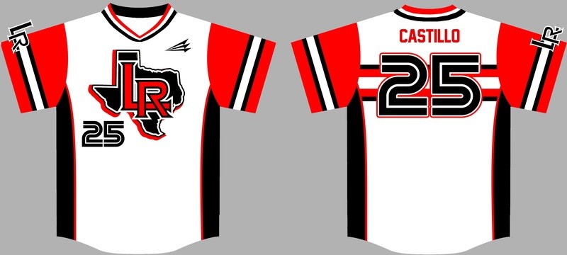 Lubbock Raiders Custom Baseball Jersey #3b