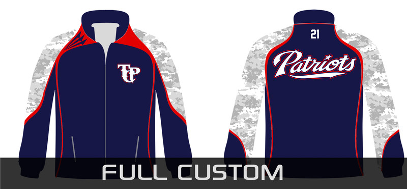 Tri County Patriots baseball Crusader Rainproof  Track Jacket