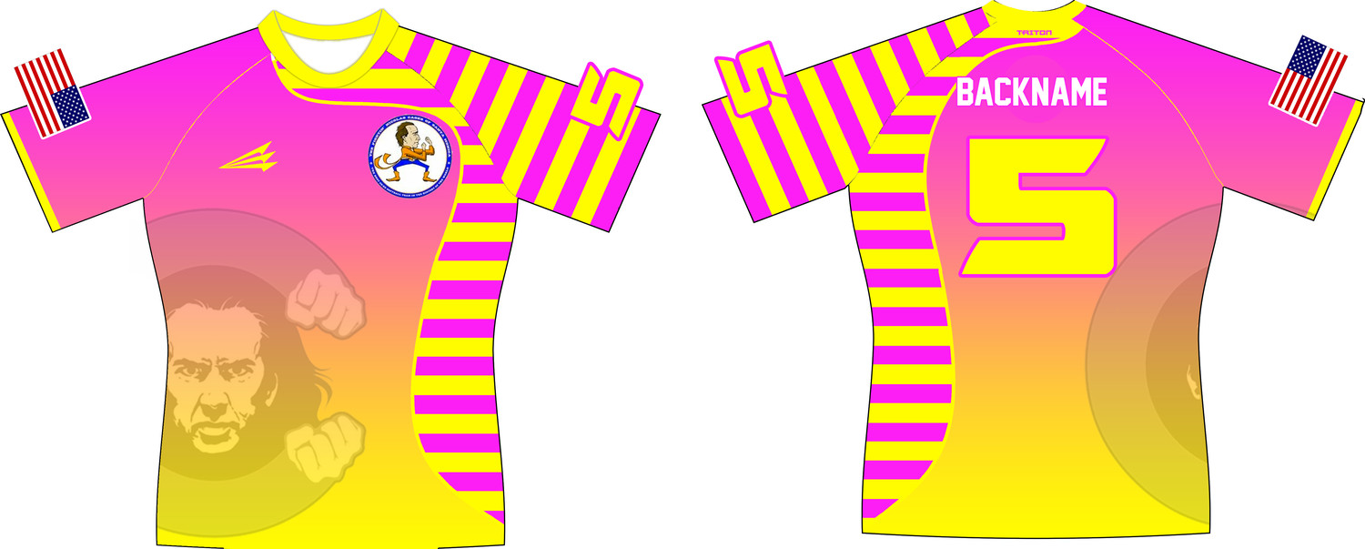Santa Monica Fighting Nicholas Cages Rugby Jersey