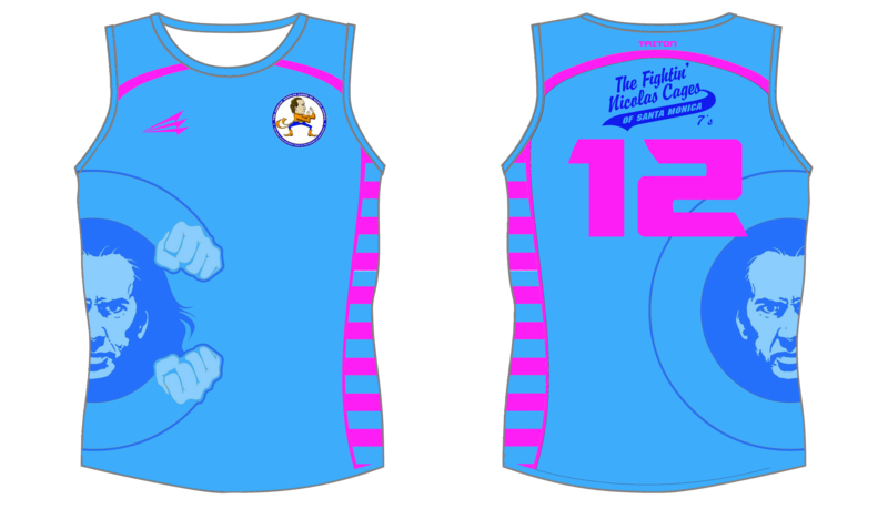 Santa Monica Fighting Nicholas Cages Singlet