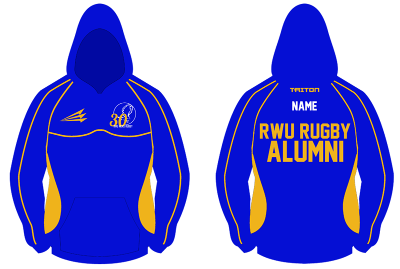 Roger Williams Mens Alumni Rugby Vulcan Winterproof Hoodie