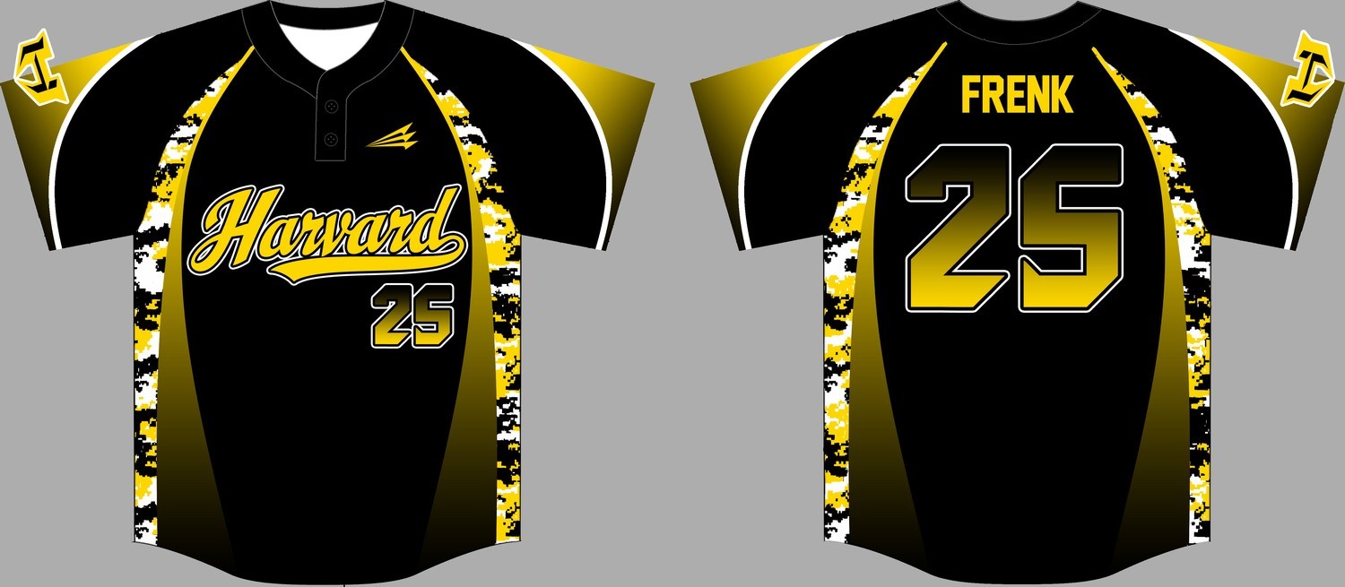 Harvard Hornets Custom Baseball Jersey #2C